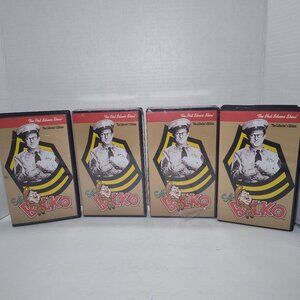 1996 Sgt. Bilko VHS Lot (4) Columbia House – 2 New Sealed – Phil Silvers Show